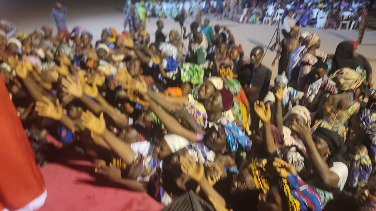 Crowd in Worship